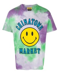 Chinatown Market Tie Dye Smiley T Shirt