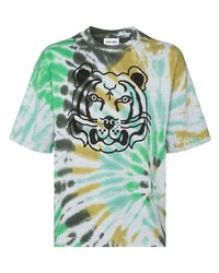Kenzo Tiger Tie Dye Print T Shirt