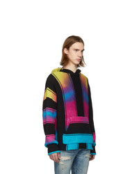 Amiri Multicolor Wide Stripe Baja Hoodie