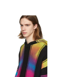 Amiri Multicolor Wide Stripe Baja Hoodie