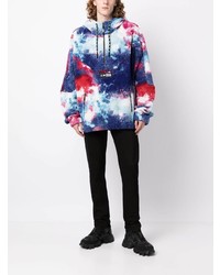 VERSACE JEANS COUTURE Tie Dye Pattern Pullover Hoodie
