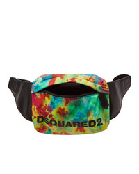 DSQUARED2 Multicolor Nylon Tie Dye Belt Bag