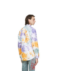 Aries Multicolor Tie Dye 3d Monogram Shirt