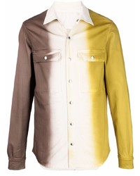 Rick Owens Tie Dye Long Sleeve Shirt