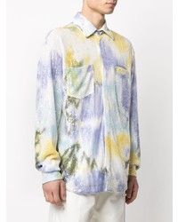 Gcds Tie Dye Print Shirt