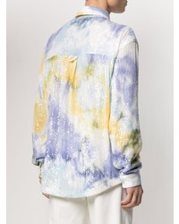 Gcds Tie Dye Print Shirt