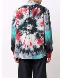 Mauna Kea Tie Dye Print Shirt