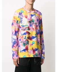 Comme Des Garcons SHIRT Comme Des Garons Shirt Tie Dye Print Long Sleeve T Shirt