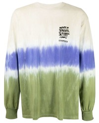 This Is Never That Tie Dye Striped Logo T Shirt
