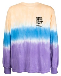 This Is Never That Tie Dye Striped Logo T Shirt