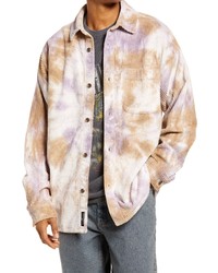 Multi colored Tie-Dye Shirt Jacket