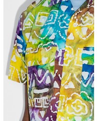 Beams Plus Tie Dye Print Shirt