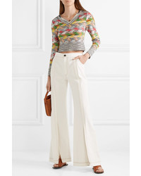 Missoni Cropped Wool Blend Sweater