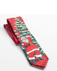 Noël Noel Classic Santa Claus With Christmas Tree Tie