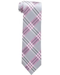 Geoffrey Beene Pastel Plaid Tie