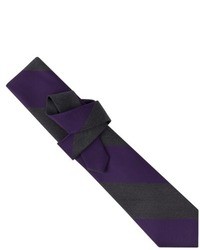 Merona Tie Purple Stripe