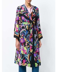 Etro Long Patterned Trench Coat