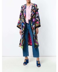 Etro Long Patterned Trench Coat
