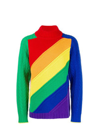 Burberry Rainbow Wool Cashmere Sweater