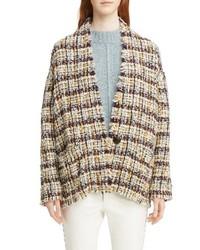 Isabel Marant Wool Blend Tweed Coat