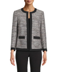 Anne Klein Framed Tweed Jacket