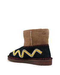 UGG Embroidered Round Toe Boots