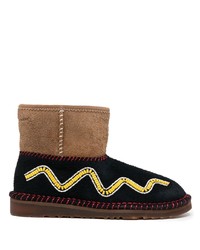 UGG Embroidered Round Toe Boots