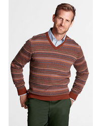 Multi colored V-neck Sweater