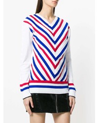 Y/Project Y Project Striped V Neck Jumper