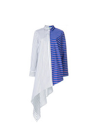 Off-White Striped Asymmetric Shirt