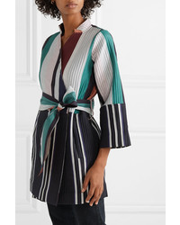 Apiece Apart Boro Colorblock Quilted Cotton And Silk Blend Jacket