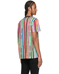 VERSACE JEANS COUTURE Multicolor Handstripes T Shirt