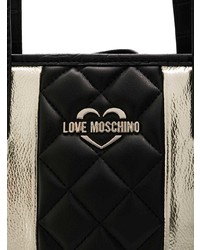 Love Moschino Striped Wide Tote Bag