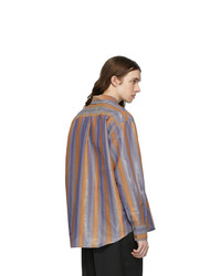 Our Legacy Blue And Orange Coco 70s Shirt