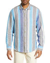 Tommy Bahama Chandler Bay Stripe Linen Sport Shirt