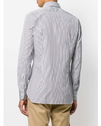 Barba Club Collar Striped Shirt