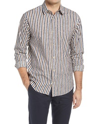 Nn07 Errico 5010 Stripe Button Up Shirt