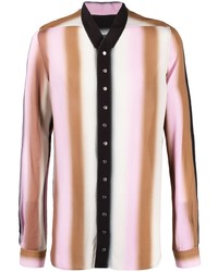 Rick Owens Faded Stripe Print Shirt