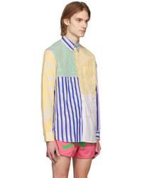 JW Anderson Multicolor Anchor Patchwork Classic Shirt