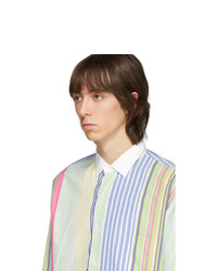 Beams Plus Multicolor Stripe Poplin Shirt