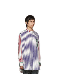 Charles Jeffrey Loverboy Multicolor Striped Colorblock Shirt