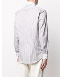 Etro Panelled Print Cotton Shirt