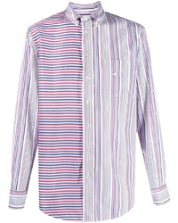 Etro Stripe Panel Cotton Shirt