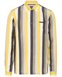 Prada Striped Long Sleeve Shirt