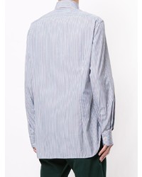 Kiton Striped Poplin Shirt