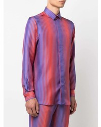 Moschino Striped Silk Shirt