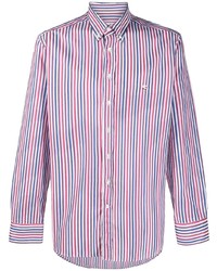 Etro Vertical Stripe Print Cotton Shirt