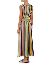 Missoni Metallic Striped Maxi Dress
