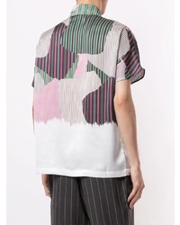 Necessity Sense Aniki Block Stripe Print Shirt