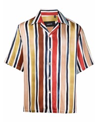 Costumein Color Block Striped Shirt